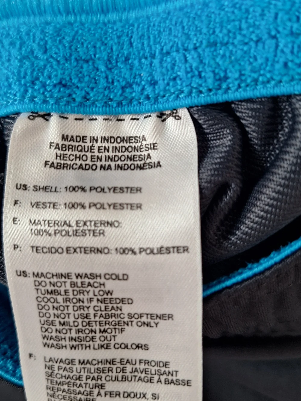 Adidas Men’s Black Athletic Shorts with Blue Accents